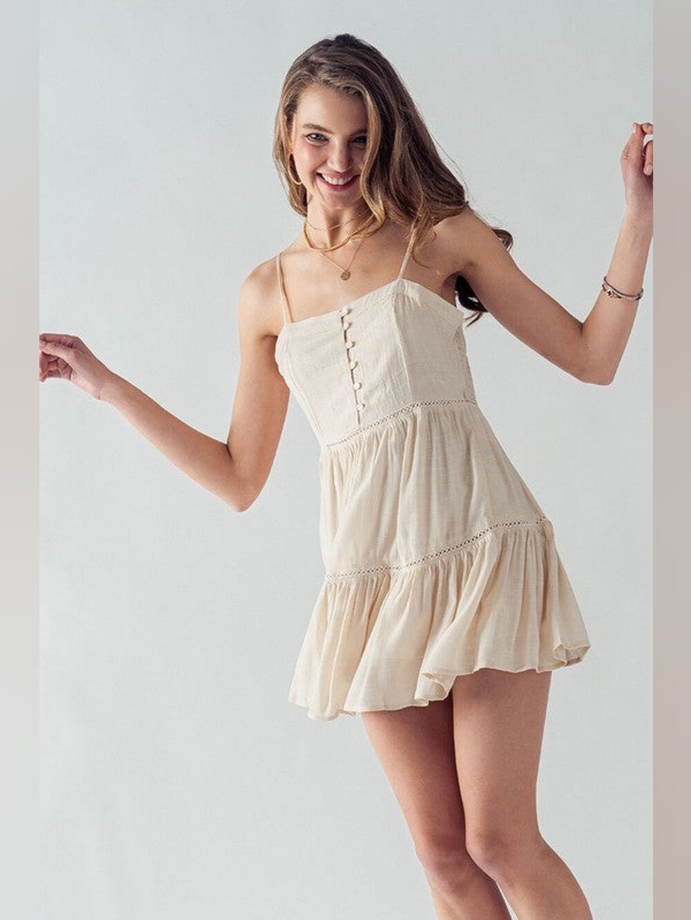 Love Tree Ruffled Mini Dress - Picture 3 of 3